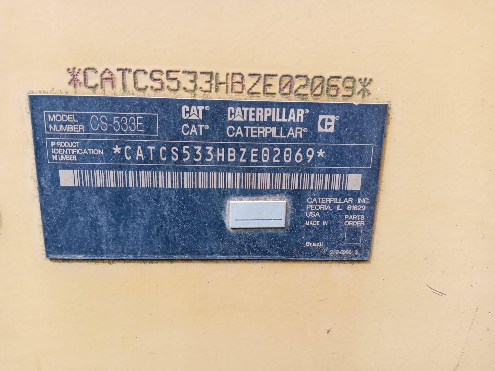 VIBROCOMPACATDOR CAT CS533E - Image 2