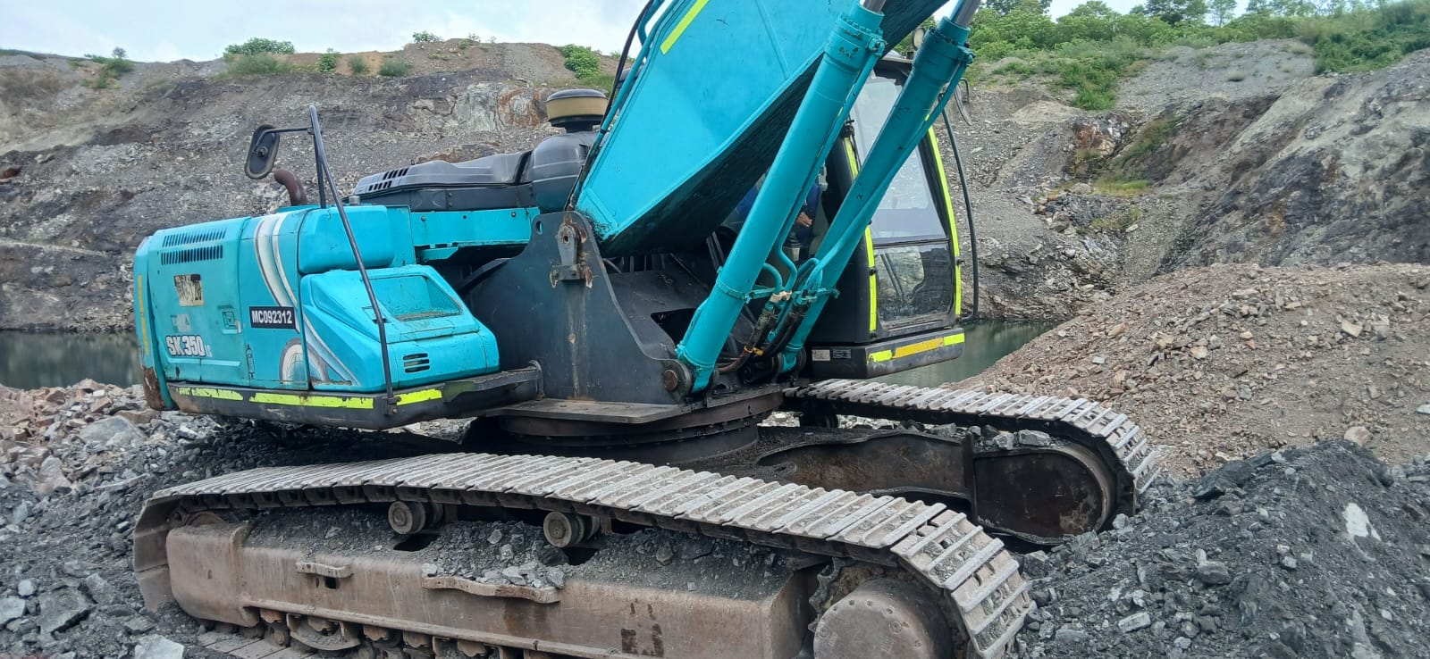 Excavadora de oruga kobelco SK350LC-10 - Image 3