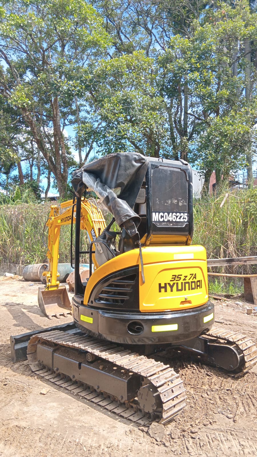 Mini-excavadora Hyundai 35ZA - Image 3